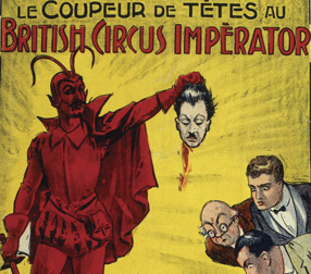 Affiche Le Coupeur de têtes au British Circus Imperator