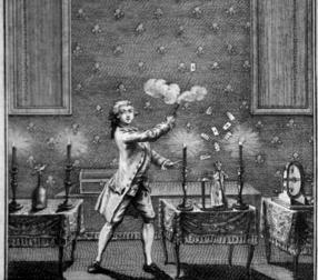 Gravure représentant Pinetti par Decremps